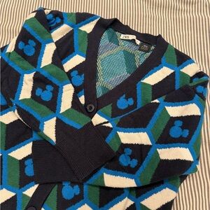Zara Geometric Disney Cardigan